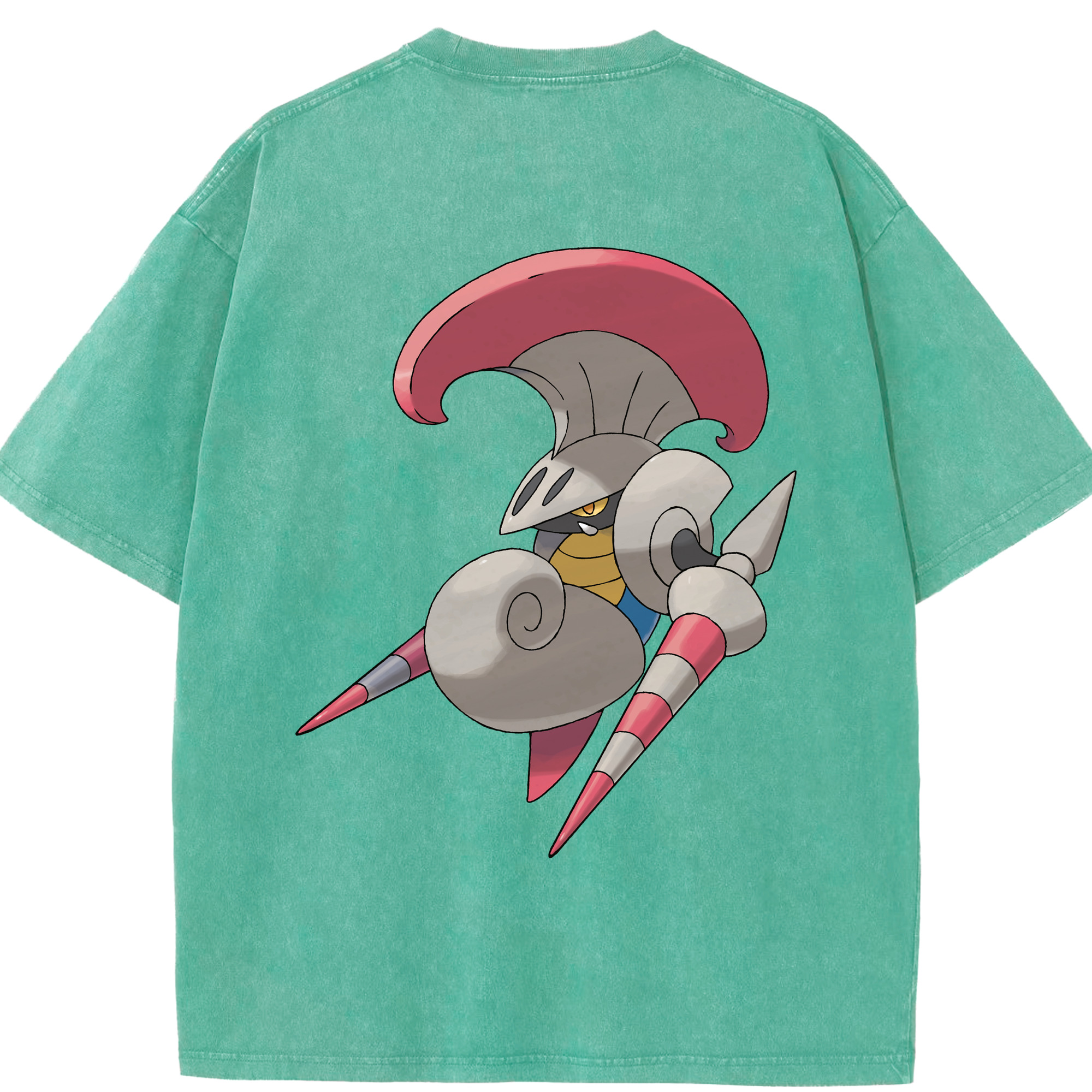 （画像用） ポケットモンスター Pokémon 綿100% ヴィンテージ風 半袖Tシャツ（背面プリント）